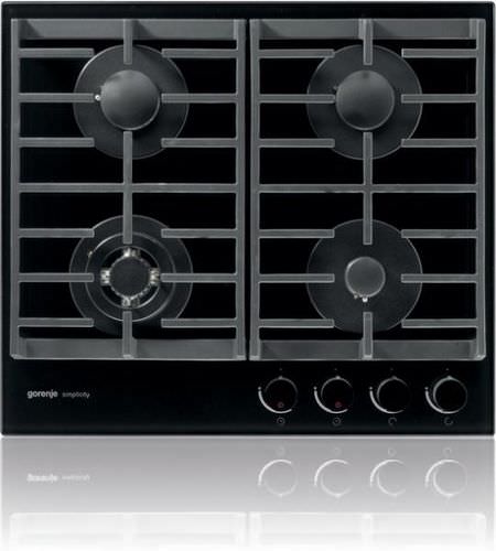Газовая варочная панель - SIMPLICITY : GKTG6SY2B - GORENJE - 4 конфорки / встраиваемая / с поворотными регуляторами