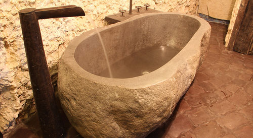 Овальная ванна - Castello Luxury Baths - отдельностоящая / из натурального камня