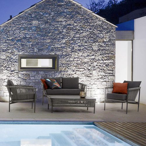 Современный диван - DOLOMITI - DRIGANI SRL - для наружного применения / из Sunbrella® / из акриловой ткани