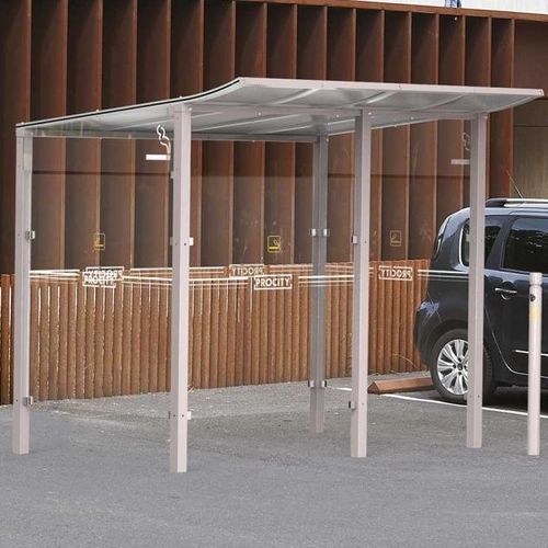 Кабина для курильщиков для наружного применения - MODULO - PROCITY - полуоткрытая / из алюминия