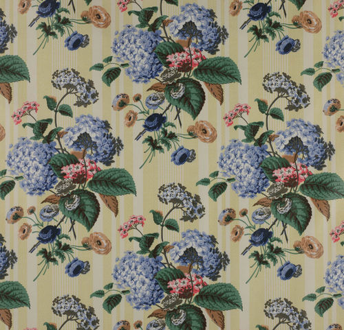 Обивочная ткань - HYDRANGEA - Colefax & Fowler - в цветочек / из хлопка