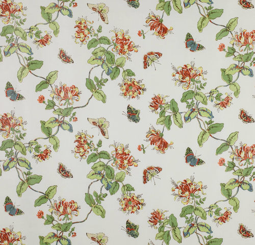 Обивочная ткань - HONEYSUCKLE - Colefax & Fowler - в цветочек / из хлопка