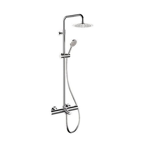 Термостатическая душевая стойка - EQ34A8MPUFM20 SERIES - Remer Rubinetterie - из нержавеющей стали / настенная / современная