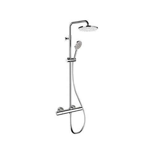 Термостатическая душевая стойка - EQ32A8MPMD20 SERIES - Remer Rubinetterie - из нержавеющей стали / настенная / современная