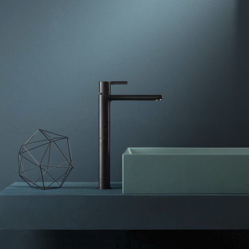 Однорычажный смеситель для раковины - PR43AV201C04+PR43MA101C04 - Ritmonio Rubinetterie Srl - настольный / из латуни / для ванной комнаты