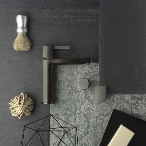 Однорычажный смеситель для раковины - PR43AU101BLX+PR43MA101BLX - Ritmonio Rubinetterie Srl - настольный / из матированной латуни / для ванной комнаты