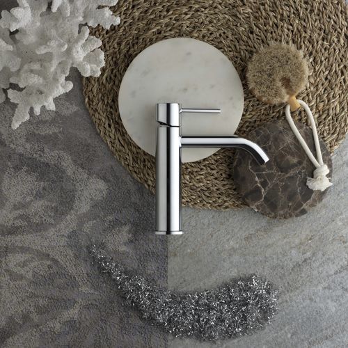 Однорычажный смеситель для раковины - PR52AA201 - Ritmonio Rubinetterie Srl - настольный / из хромированной латуни / для ванной комнаты