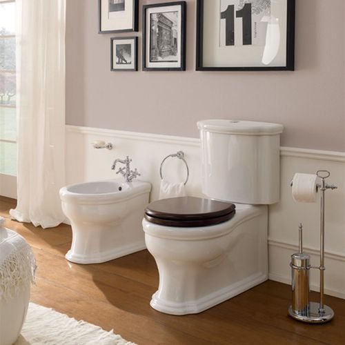 Бак для смыва из керамики - 5309 - Scarabeo Ceramiche - с ручным управлением