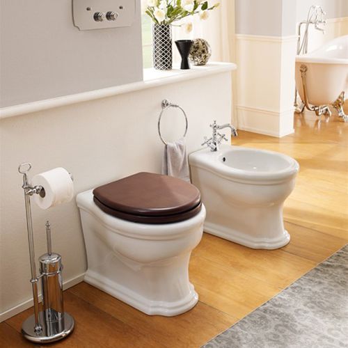 Напольный унитаз - 5306 - Scarabeo Ceramiche - из керамики / для бытового использования / овальный