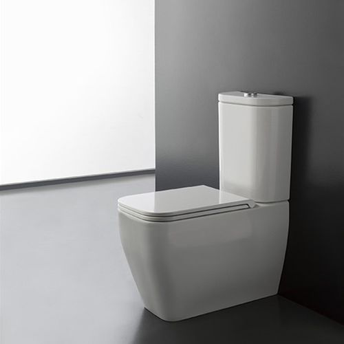 Унитаз моноблок - 5140/CL - Scarabeo Ceramiche - из керамики / для бытового использования / прямоугольный