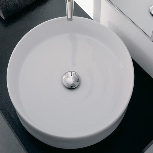 Настольная раковина - 8029 - Scarabeo Ceramiche - из керамики / круглая / без отверстия