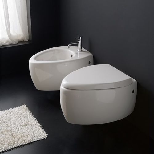 Подвесное биде - 8605 - Scarabeo Ceramiche - из керамики