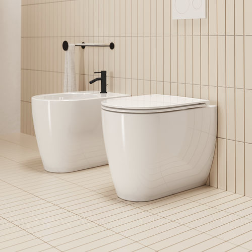 Напольный унитаз - GLAM TWIST - Scarabeo Ceramiche - из керамики / не определено / для бытового использования
