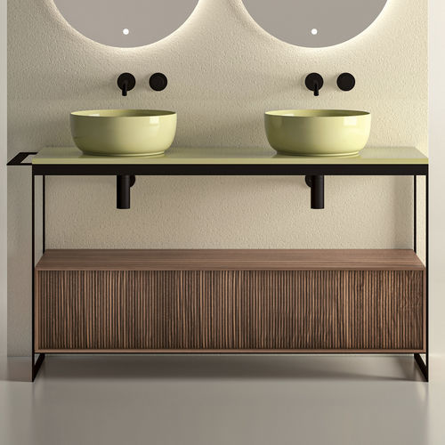Подставка для умывальника из металла - SOLID: 2922 - Scarabeo Ceramiche