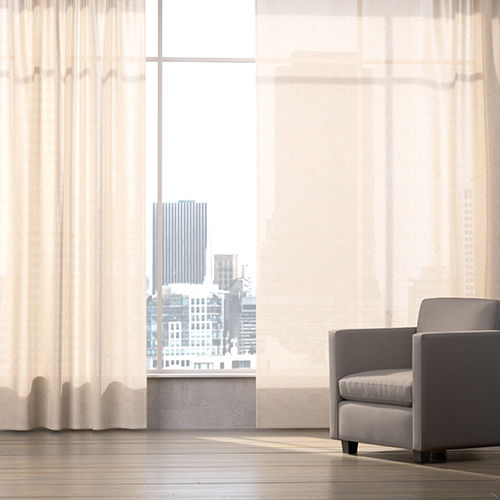 Гардинная занавеска c геометрическим рисунком - DONOVAN - Knoll Textiles - из шелка / из шерсти / негорящая