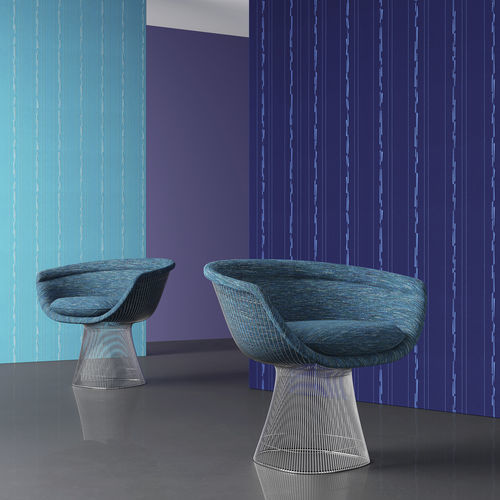 Настенная ткань - PIVOT STITCH - Knoll Textiles - в полоску / из полиэстера / вышитая
