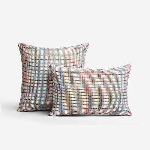 Подушка из полиэстера - PLAIDTASTIC   - Knoll Textiles - из хлопка / прямоугольная / для бытового использования