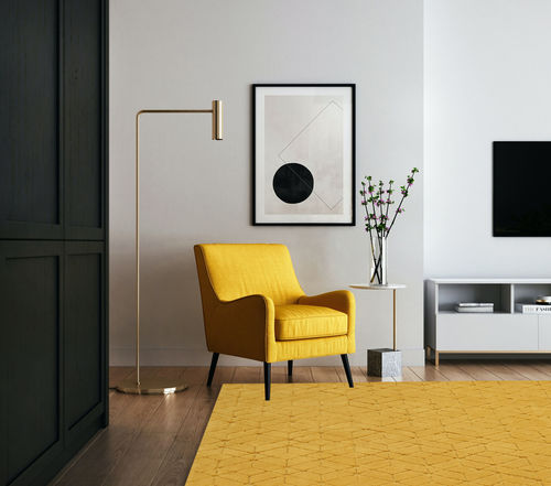 Ковер скандинавский стиль - COZY-3045 - ANGELO RUGS - геометрический / из бамбуковых волокон / из шелка