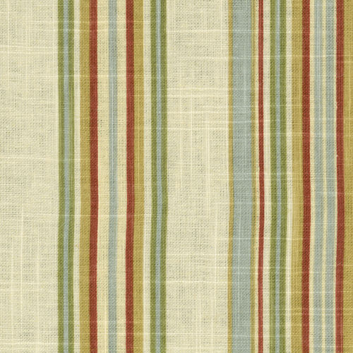 Обивочная ткань - STRIPE ENSEMBLE ROBIN'S EGG - WAVERLY Div. of Schumacher & Co. - в полоску / из льна