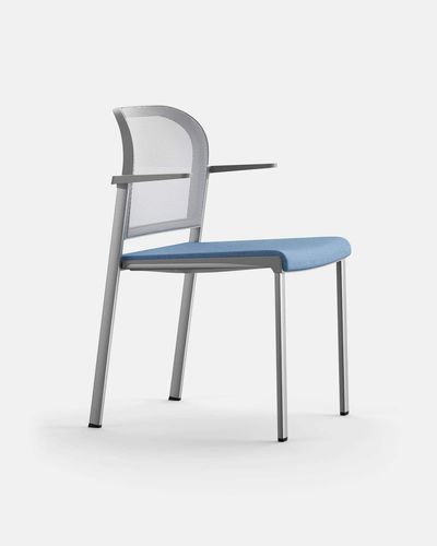 Современный cтул - BIO M PT BR - IBEBI - для интерьера / из ткани / из сетки