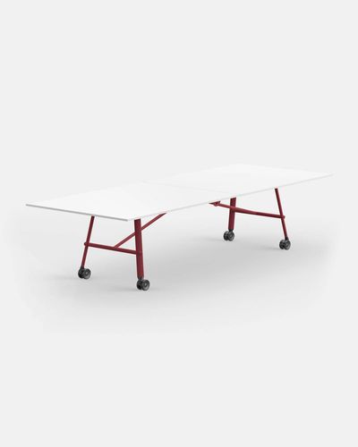 Современный стол для собраний - TAM TAM RET - IBEBI - из фанерованной древесины / из МДФ / из ламината