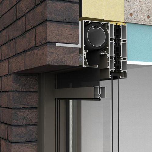 Жалюзи наматывающееся - FIXSCREEN® MINIMAL M7 - RENSON - для окон / из ткани / для наружного применения
