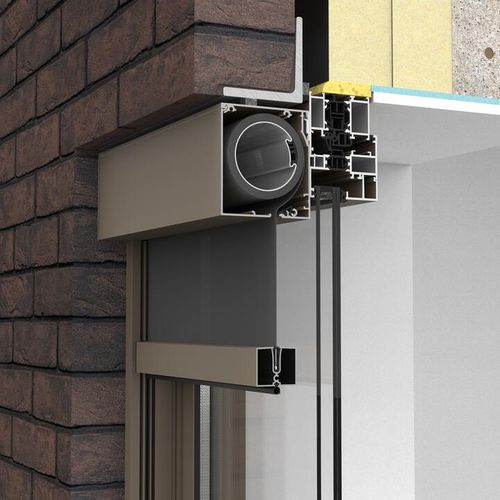Жалюзи наматывающееся - FIXSCREEN® MINIMAL M1 - RENSON - для окон / для веранды / из ткани