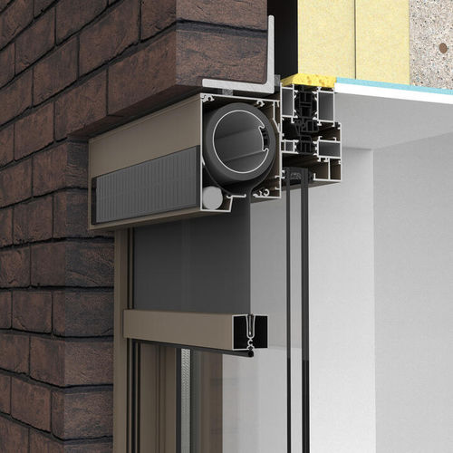 Жалюзи наматывающееся - FIXSCREEN® MINIMAL SMALL M1 SOLAR  - RENSON - для окон / из ткани / для наружного применения