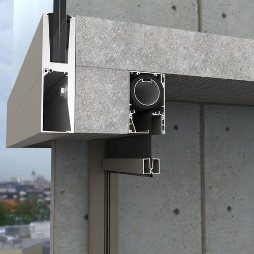 Жалюзи наматывающееся - FIXSCREEN® MINIMAL SMALL M7A F - RENSON - для окон / для веранды / из ткани