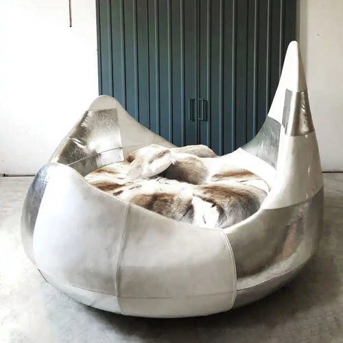 Круглая кровать - DROP - Bernini Gallery - двуспальная / уникальный дизайн / обитая