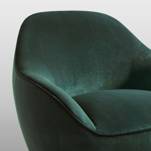 Обивочная ткань - VELLA  - BERNHARDT textiles - однотонная / из полиэстера / против пятен