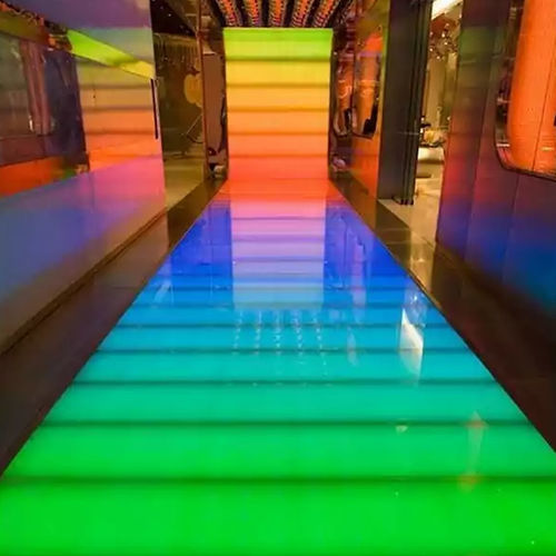 Настенная светодиодная панель - Polimer Tecnic - напольная / RGB / с подсветкой