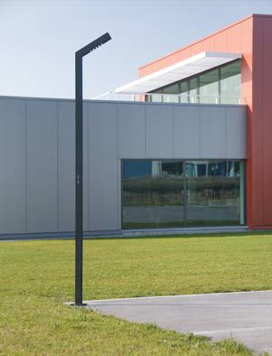 Садовый фонарный столб - TORGA L - BEL-LIGHTING / TERZO-LIGHT - современный / из алюминия / из стекла