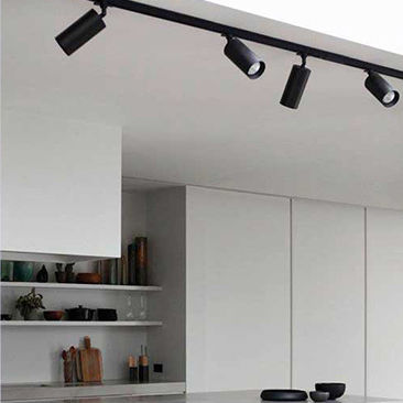Светильник на рейке LED - REEDS 4 - BEL-LIGHTING / TERZO-LIGHT - круглый / из литого алюминия / для профессионального использования