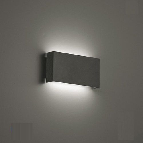 Современный настенный светильник - QUADRO - BEL-LIGHTING / TERZO-LIGHT - для наружного применения / из алюминия / прямоугольный
