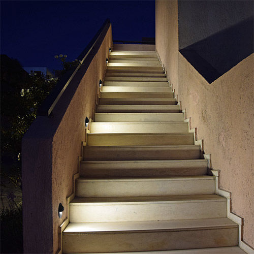 Встраиваемый светильник в стену - HYDRO - BEL-LIGHTING / TERZO-LIGHT - LED / круглый / IP65
