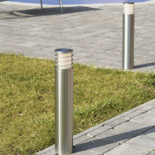 Столбик освещения для сада - SPIRIT FL - BEL-LIGHTING / TERZO-LIGHT - современный / из нержавеющей стали / из матового стекла