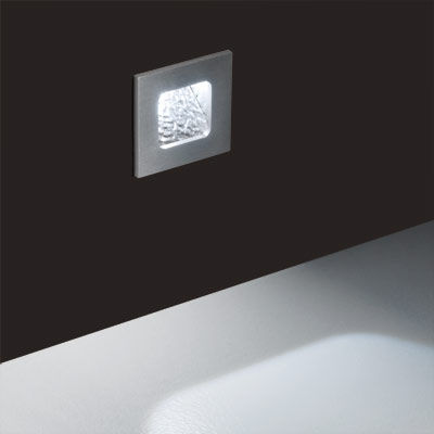Встраиваемый светильник в стену - KRYPTO 1 - BEL-LIGHTING / TERZO-LIGHT - LED / квадратный / прямоугольный