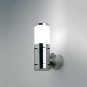 Современный настенный светильник - MANIX D - BEL-LIGHTING / TERZO-LIGHT - для наружного применения / из нержавеющей стали / из стекла