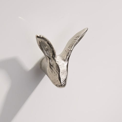 Современная круглая ручка для мебели - LAPIN - Objet Insolite - классическая / из бронзы