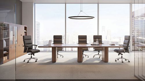 Современный стол для собраний - MEETING  ROOM - ofs - из дерева / из ламината / прямоугольный