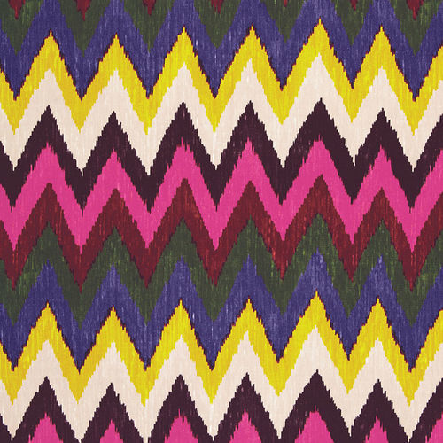 Обивочная ткань - ADRAS IKAT PRINT - F. SCHUMACHER & CO. - с рисунком / из хлопка / набивная
