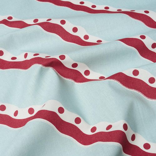 Обивочная ткань - ROUSSEAU STRIPE  - F. SCHUMACHER & CO. - для штор / для жалюзи / с рисунком