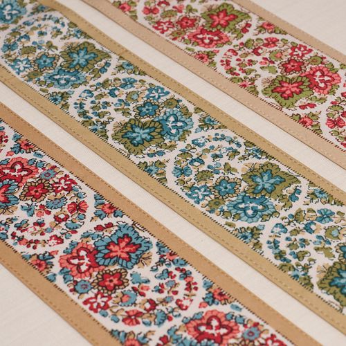 Обрамление из хлопка - INES PAISLEY TRIM - F. SCHUMACHER & CO. - линейное