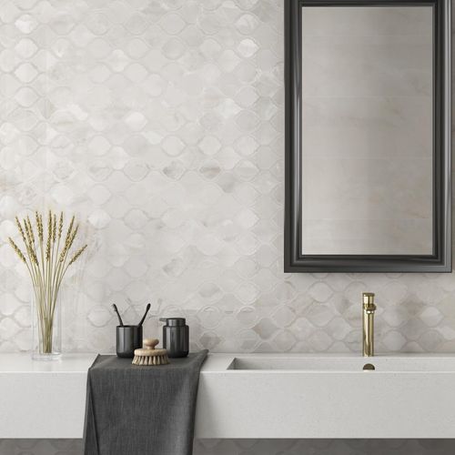 Плитка из керамогранита - LEMNOS - PAMESA CERAMICA - глянцевая / для ванной комнаты / настенная