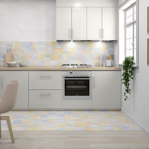 Плитка из керамогранита - AQUAGLOSS - PAMESA CERAMICA - рельефная / для интерьера / для гостиной