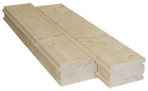 Плита-настил из дерева - PRÉ-DALLE  - Haas - из клееного бруса