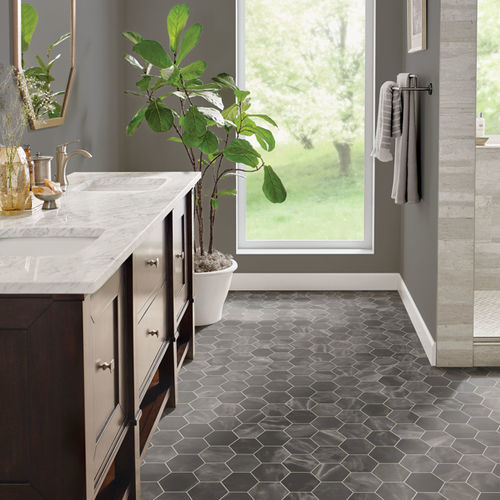 Виниловое напольное покрытие - VENETIAN MARBLE  - Armstrong flooring - для интерьера / для гостиной / для сектора услуг