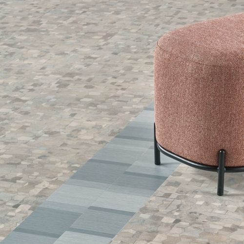 Виниловое напольное покрытие - COALESCE  - Armstrong flooring - для интерьера / для сектора услуг / из плит
