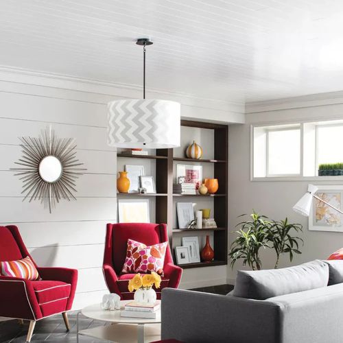 Подвесной потолок из окрашенной древесины - WOODHAVEN - Armstrong ceilings - USA - из патинированного металла / из МДФ / из реек